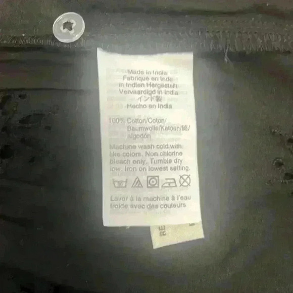 MADEWELL eyelet wrap around blouse - Picture 4 of 7